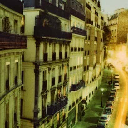 recorte da fotografia MontMartre #1, série Noturnos Paris